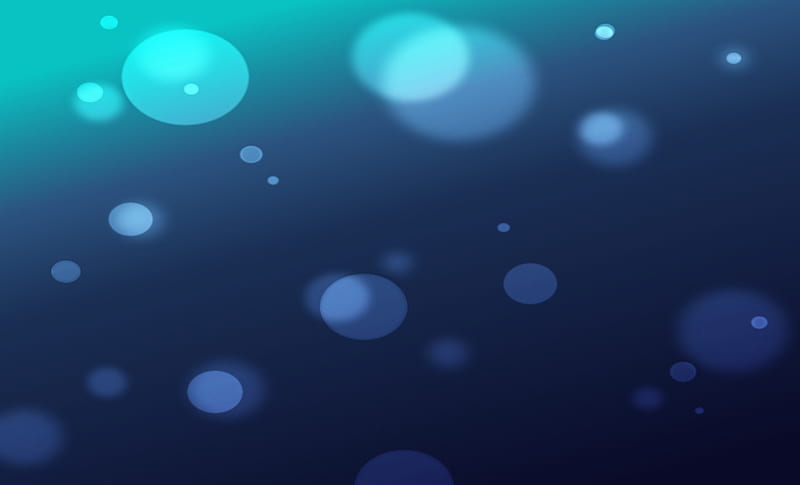 Blue Bubbles, bubble, 1900x1200, 7, soft, abstract, vista, water, windows 7 kight, blue, HD wallpaper
