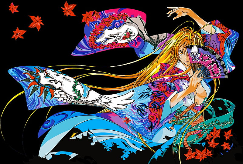 Anime art. Tenjho Tenge. Wallpaper