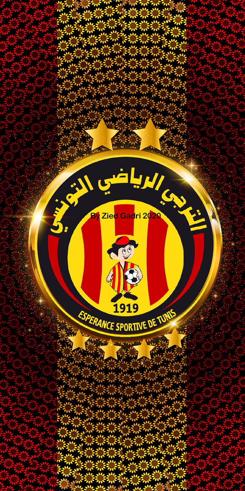 Taraji 2020, africa, emblems, esperance, football, king, logo, tunisia, tunisie, tunisien, HD phone wallpaper