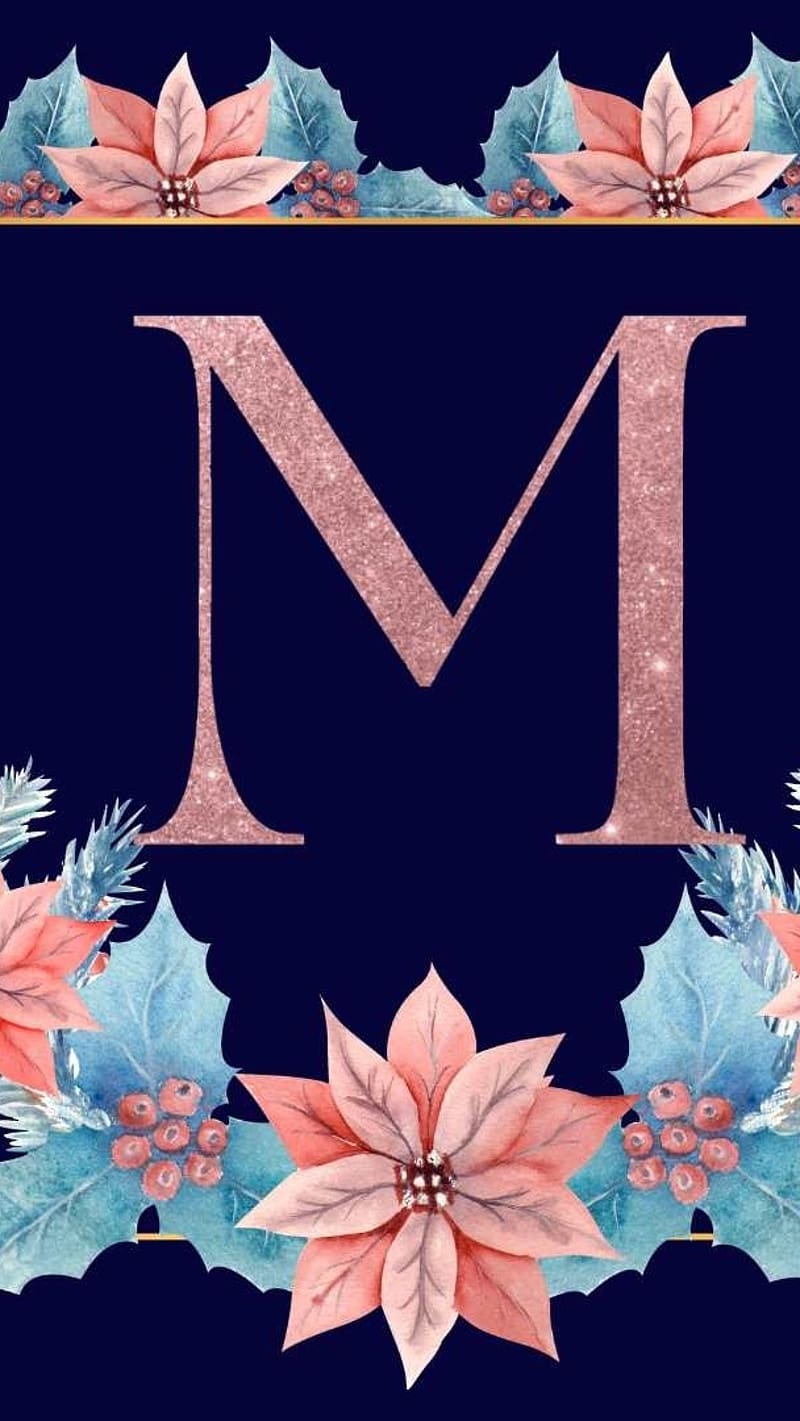 A To Z Letter, glitter pink m, letter m, HD phone wallpaper | Peakpx