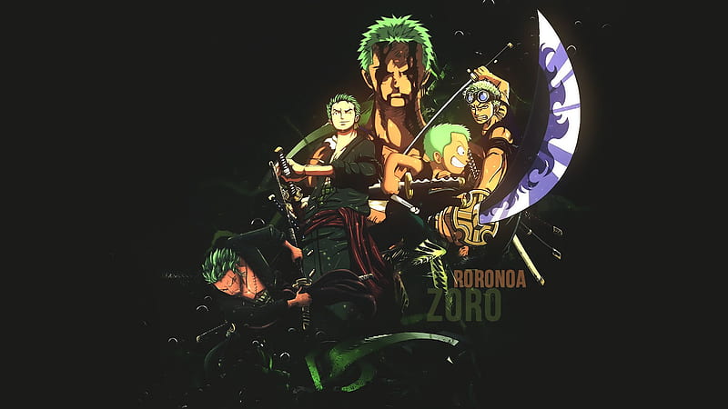 Roronoa Zoro and Background, Zoro Smile, HD wallpaper