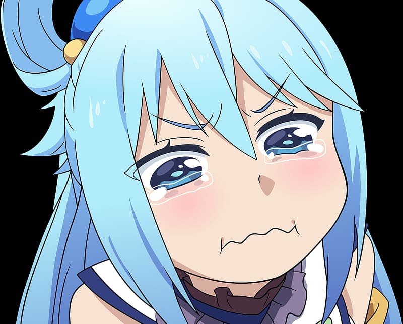 Aqua crying/begging anime meme, Kono Subarashii Sekai ni Bakuen wo!, KonoSuba - v1.0, Stable Diffusion LoRA