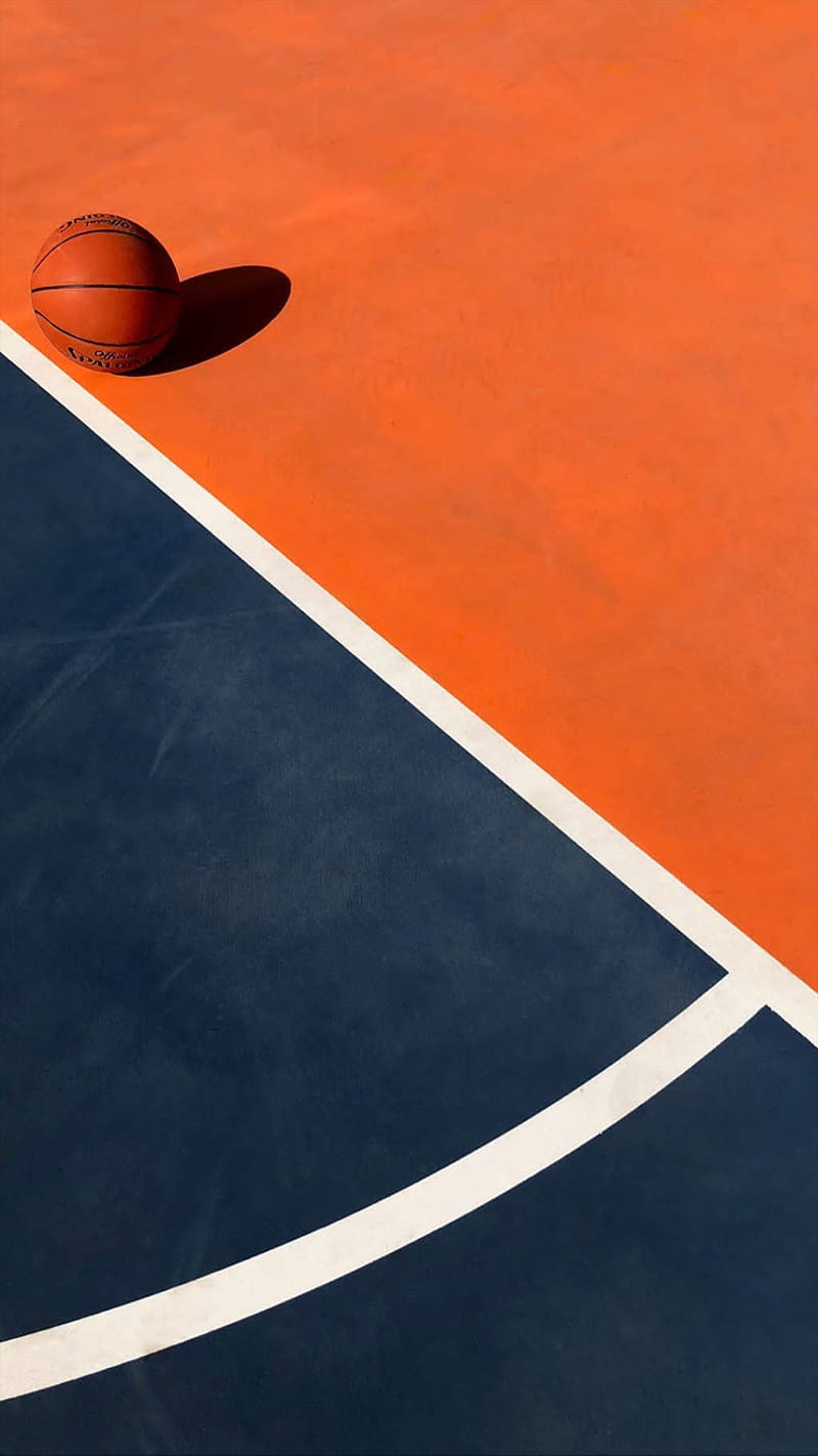 Basketball On Pitch, HD phone wallpaper