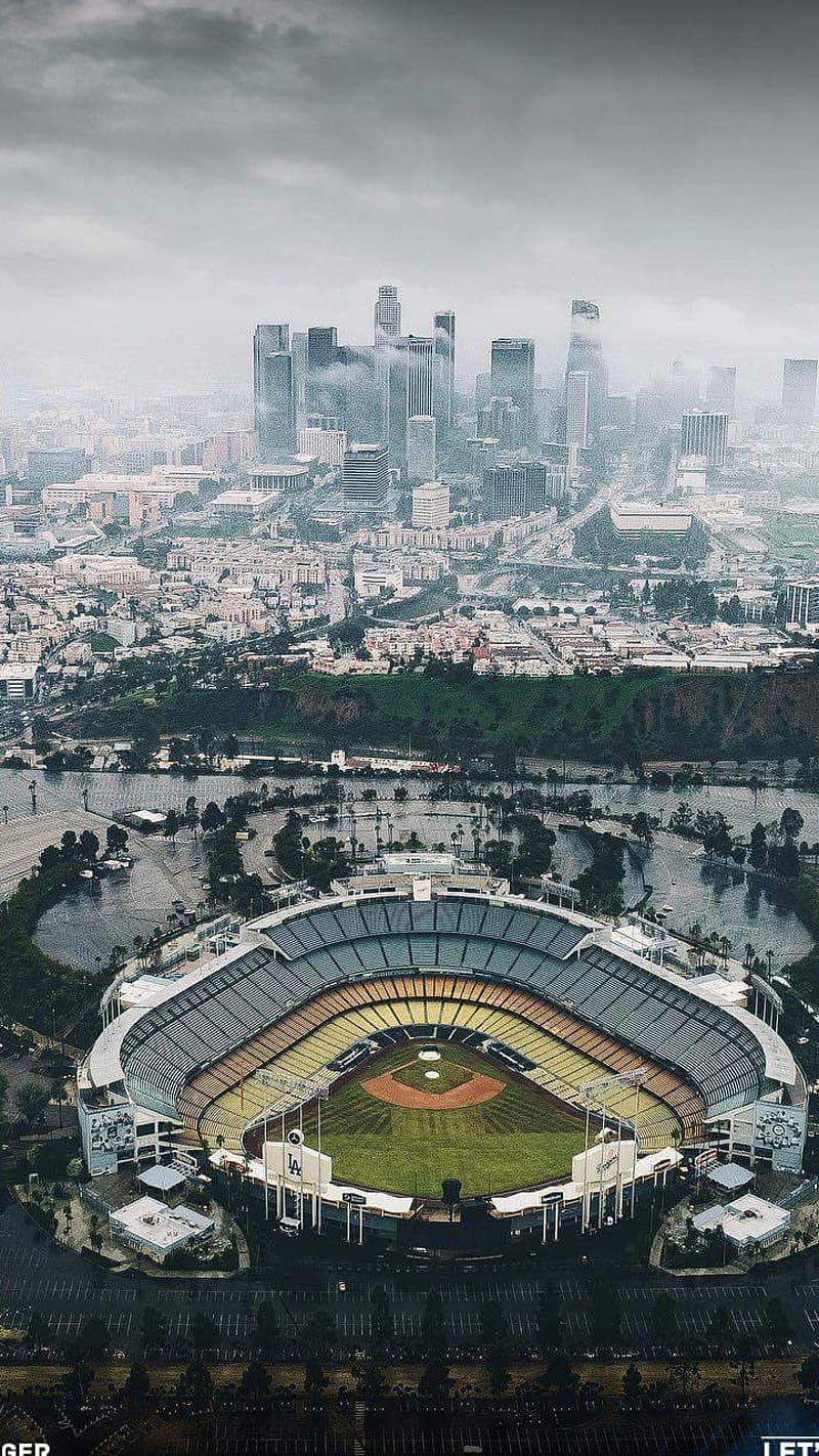 Dodgers Stadium, baseball, dodgers, la, park, stadium, HD phone wallpaper