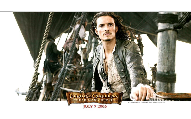 Pirates Of The Caribbean, Orlando Bloom, Movie, Will Turner, Pirates Of The Caribbean: Dead Man's Chest, HD wallpaper