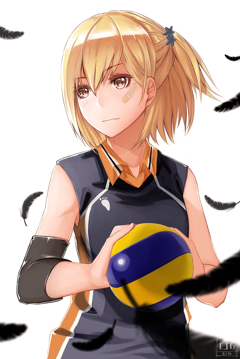 Haikyuu!!, anime girls, Yachi Hitoka, HD phone wallpaper