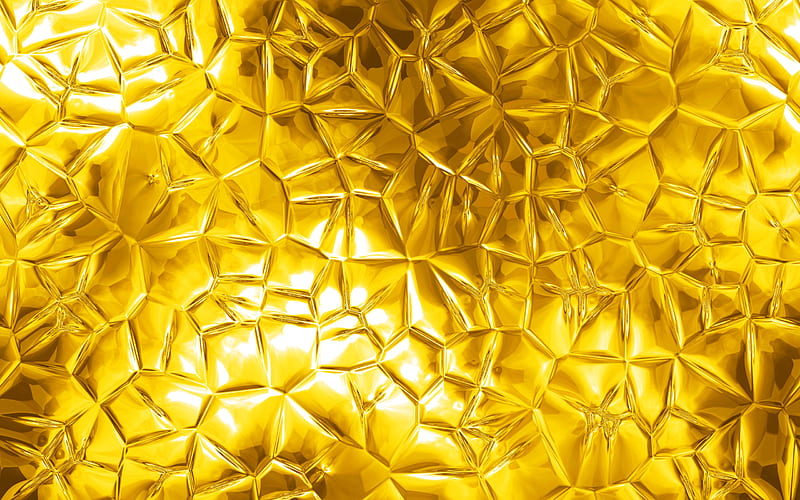gold 3d texture, gold abstraction, gold texture, metal polished texture, gold, HD wallpaper