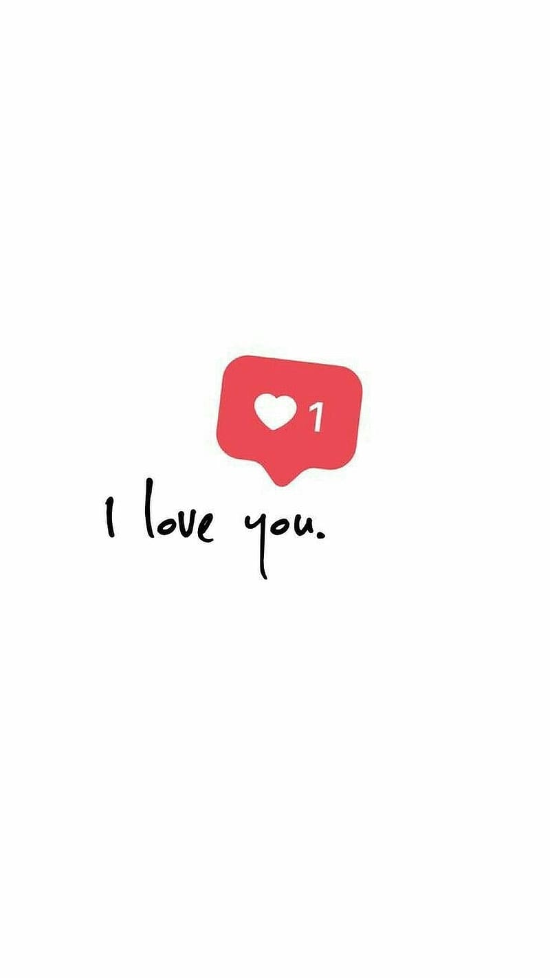I Love You I Love You, Heart Notification, HD phone wallpaper