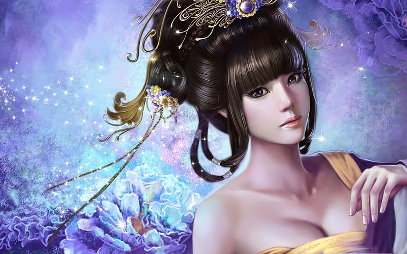 princess-World of fantasy art design, HD wallpaper