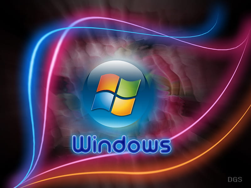 Windows Neon, windows, neon, technology, HD wallpaper | Peakpx