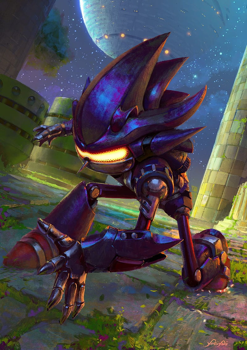 mecha sonic - Mecha Sonic - Posters and Art Prints