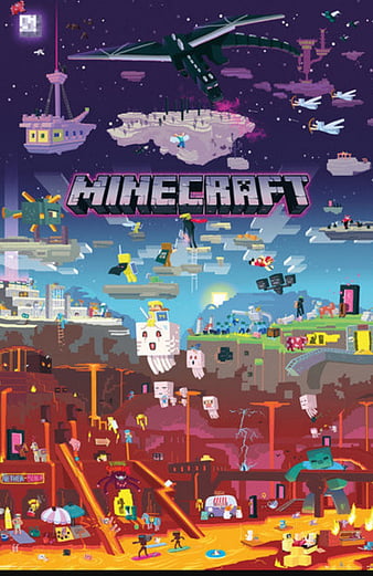 Ballooooonssss  Minecraft wallpaper, Minecraft pictures, Minecraft