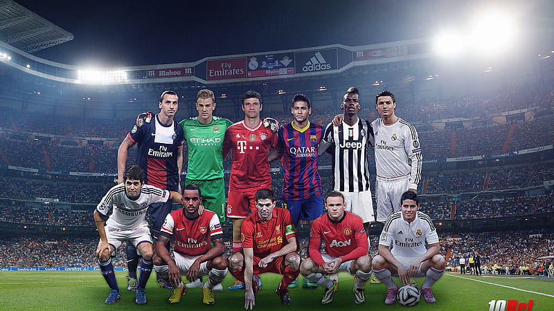 All Players Are Standing In Stadium Background Football, HD wallpaper