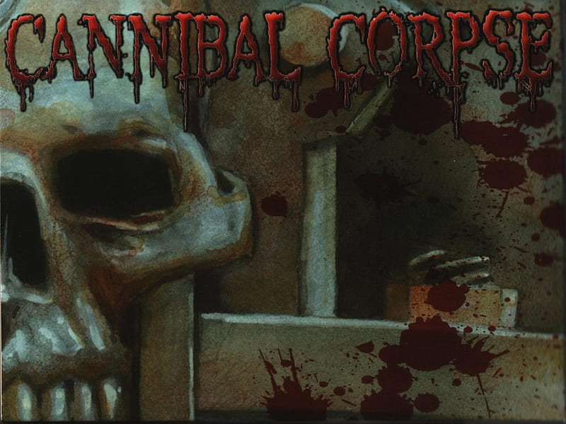 Cannibal Corpse, metal, corpse, death, cannibal, skull, HD wallpaper