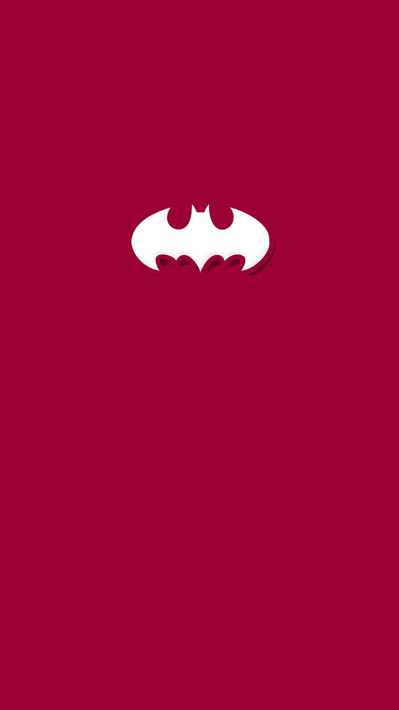 Batman Minimal, bat, joker, logo, sign, superhero, HD phone wallpaper