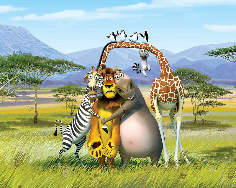 Madagascar, animation, madagascar 3, HD wallpaper