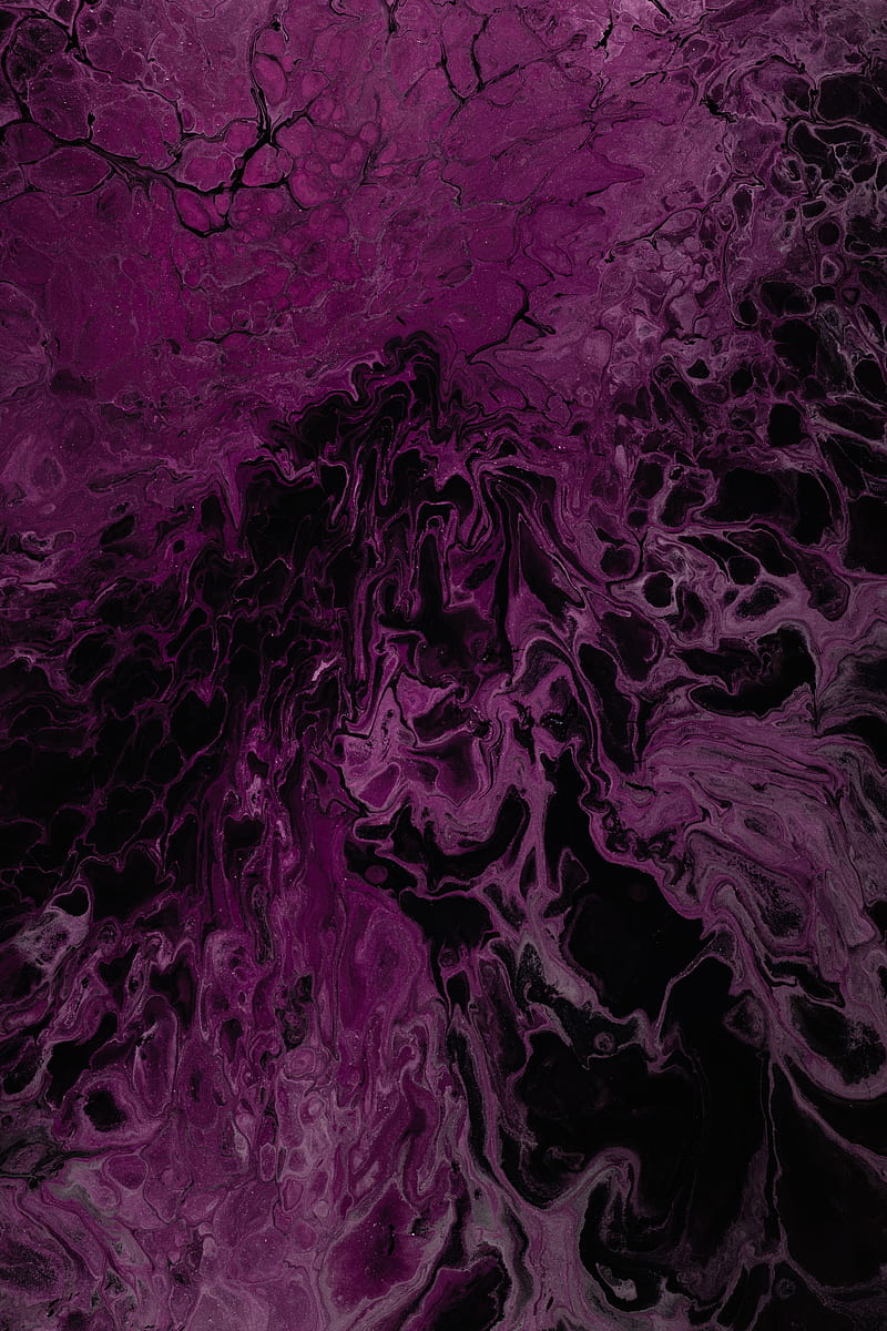 stains, liquid, paint, purple, abstraction, HD phone wallpaper