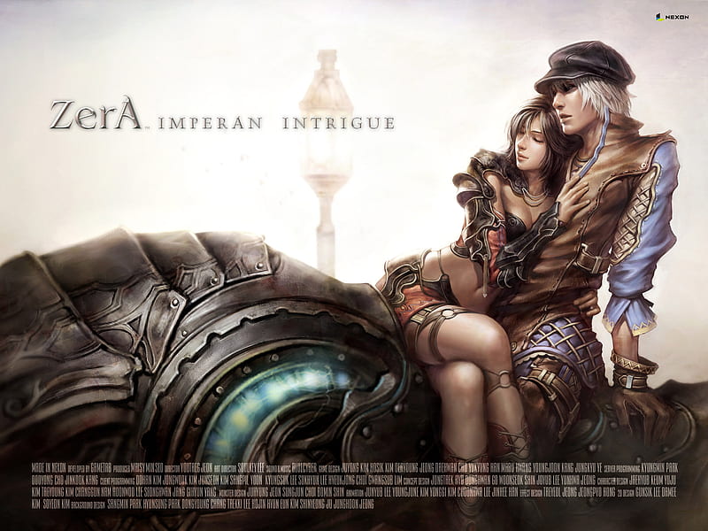 Zera Couple, fantasy, game, abstract, zera, adventure, HD wallpaper