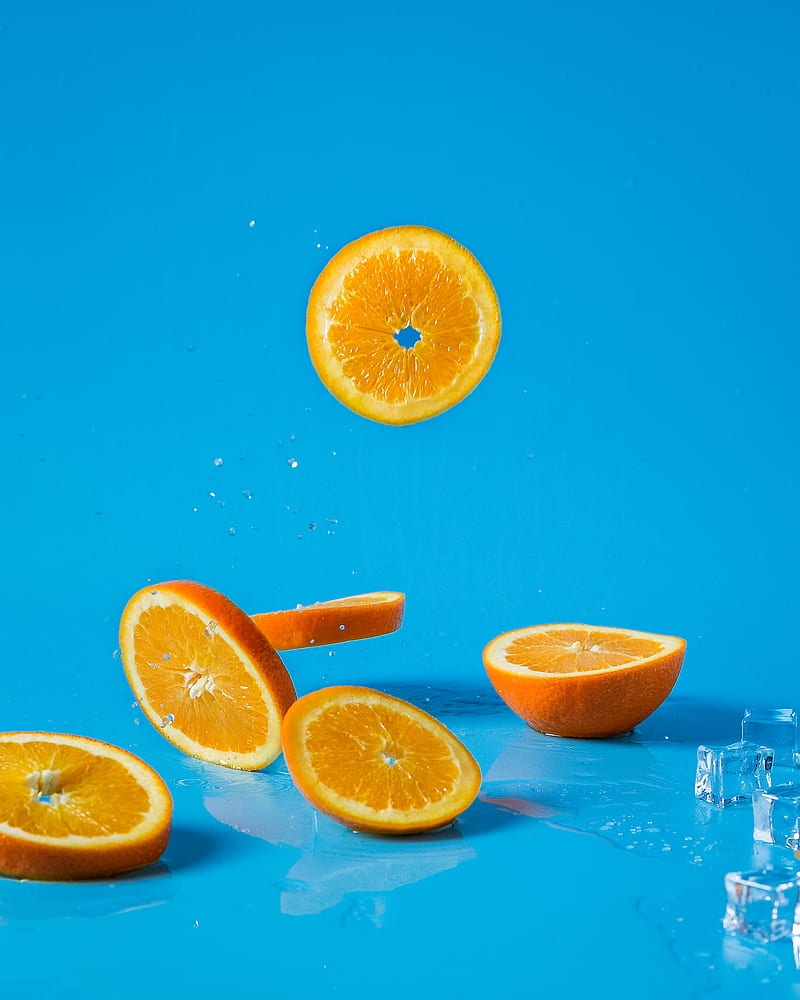 sliced orange juice, HD phone wallpaper