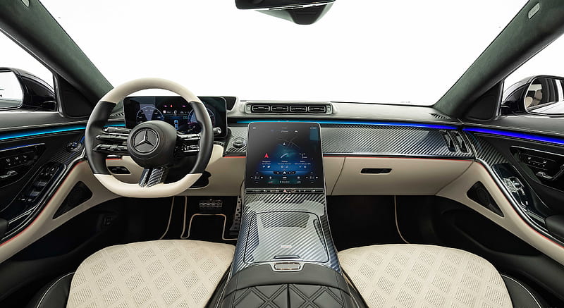 2021 BRABUS B50 based on Mercedes-Benz S-Class - Interior, Cockpit , car, HD wallpaper