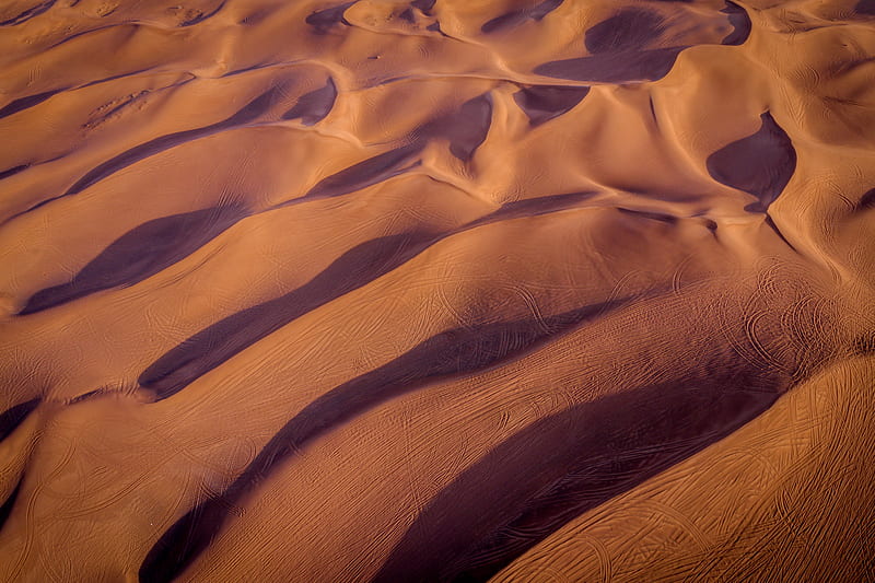 Bird's Eye View Of Desert, HD wallpaper