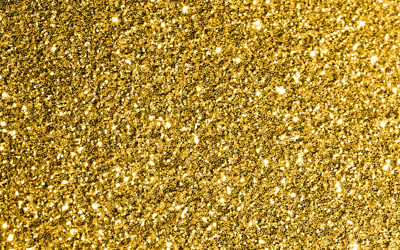 golden glitter texture, golden glitter background, golden backgrounds, bright texture, creative art, HD wallpaper