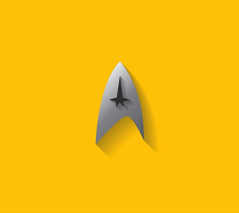 Star Trek Command, amber, sci-fi, star trek, starfleet, yellow, HD wallpaper