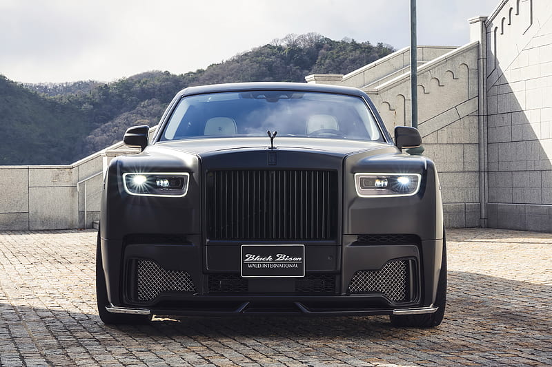 Rolls Royce Phantom Sports Line Black Bison Edition 2019, rolls-royce-wraith, rolls-royce, carros, HD wallpaper
