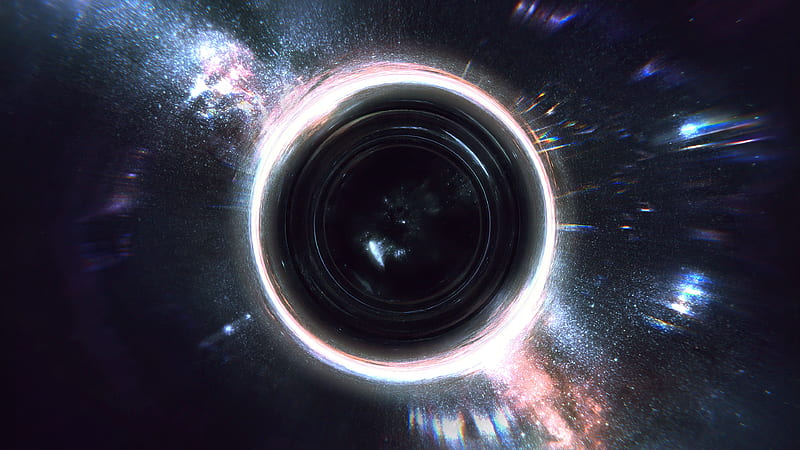 Black Hole Abstract, Ultra Black Hole, HD wallpaper