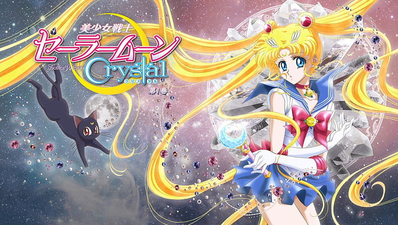 Pretty Guardian Sailor Moon: Crystal, pretty, messages, sweet, nice, anime, sailor moon, beauty, anime girl, jewel, lovely, kitty, blonde, abstract, cat, jewelry, texts, crystal, long ahir, blond, words, bonito, twin tail, magical girl, tsukino usagi, gemstone, sailormoon, usagi, female, moon, blonde hair, usagi tsukino, twin tails, blond hair, tsukino, girl, kitten, HD wallpaper