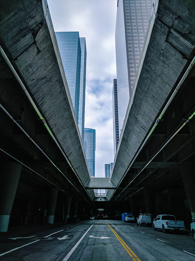 underground highway at city during daytime, HD phone wallpaper