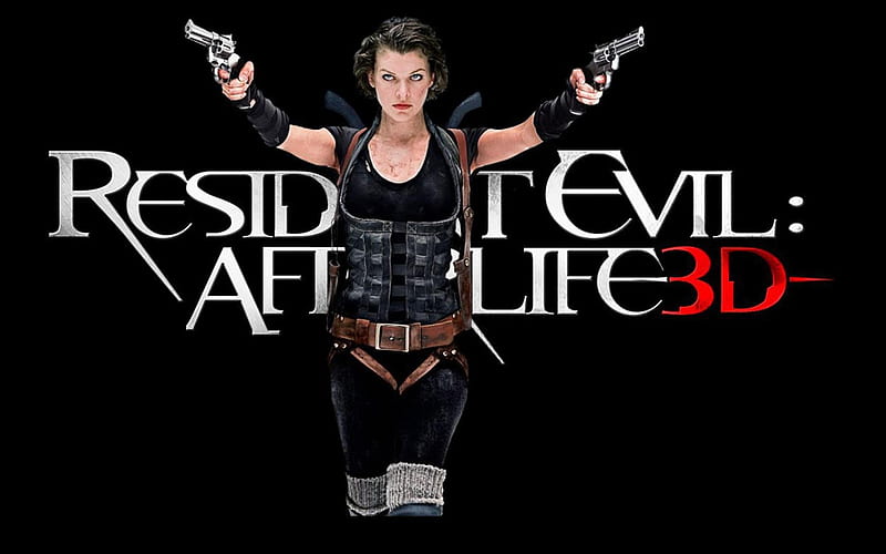 Resident Evil~Afterlife, resident evil, afterlife, 3d, milla jovovich, HD wallpaper