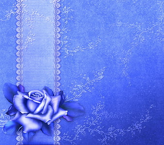 royal blue background vintage