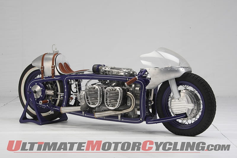 Custom Motorcycle, custom, 2 engines, bike, umc, HD wallpaper