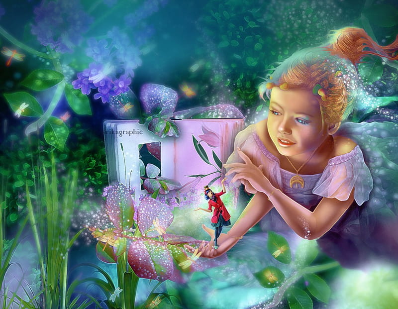 Magical World World Fantasy Girl Magical Child Hd Wallpaper Peakpx