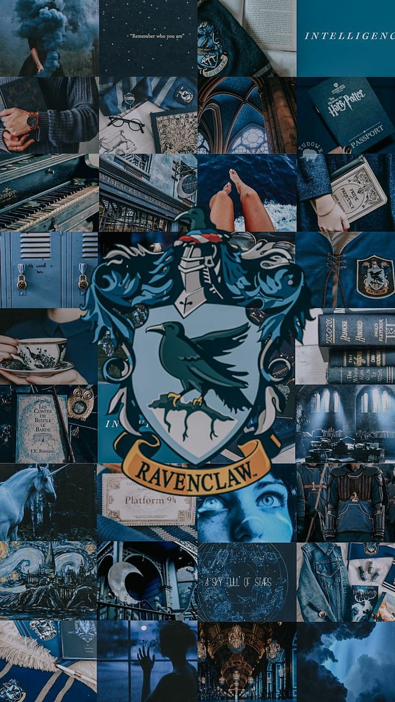 Download Ravenclaw Blue And Silver Flag Wallpaper  Wallpaperscom