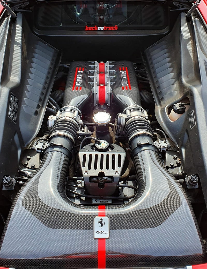 Engine, 458 italian, car, ferrari, ferrari engine, sports car, super car,  HD phone wallpaper | Peakpx