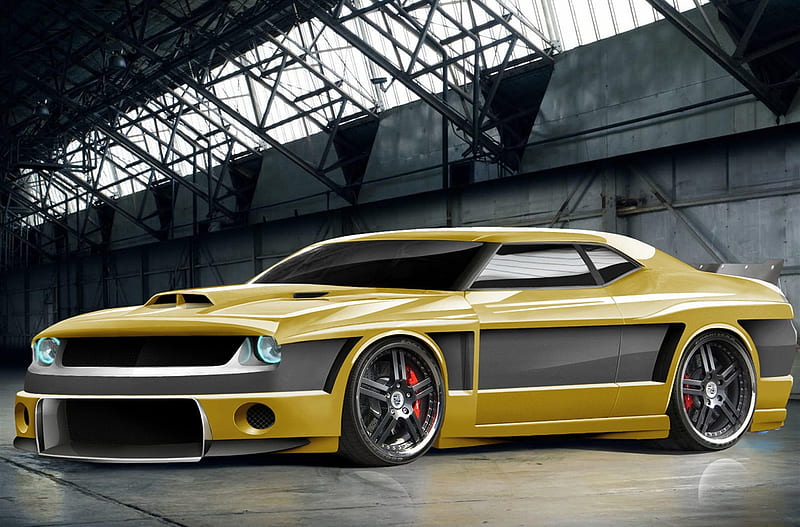 Dodge Challenger Yellow Tuned Dodge Car Hd Wallpaper Peakpx