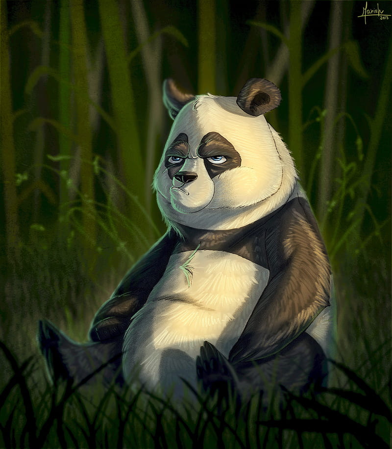 Lazy panda - Download Free 3D model by Manogna S (@manogna) [87c2553]