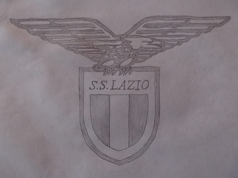 S.S. Lazio, Emblem, Logo, Soccer, SS Lazio, Drawing, lazio, HD wallpaper