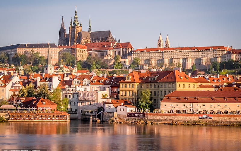 Prague, Czech Republic, Czech, city, old town, Prague, river Danube, HD wallpaper