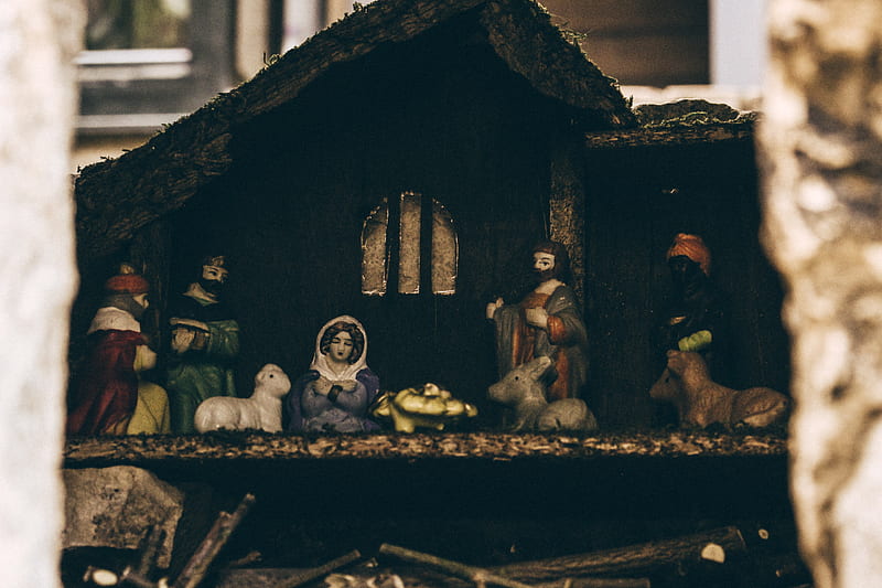 assorted-color nativity scene figurine, HD wallpaper