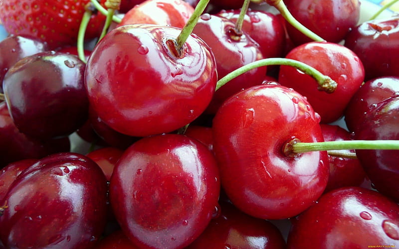 Cherry, fruit, health, food, HD wallpaper