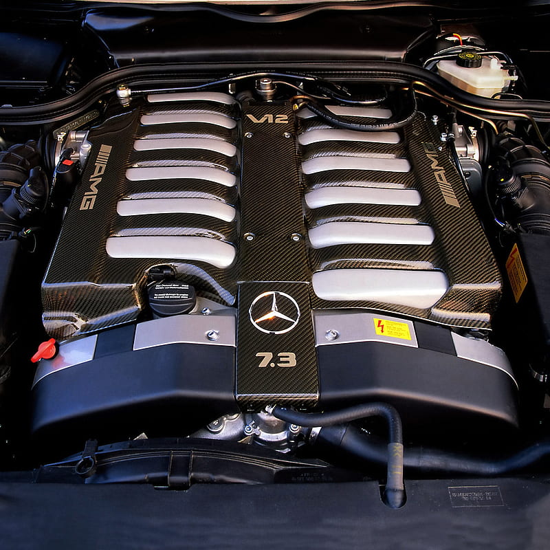 Mercedes AMG, auto, benz, car, engine, mb, merc, HD phone wallpaper