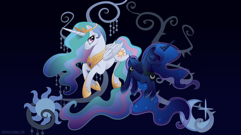 MLP)™ Princess Celestia And Luna wallpaper - Opera add-ons