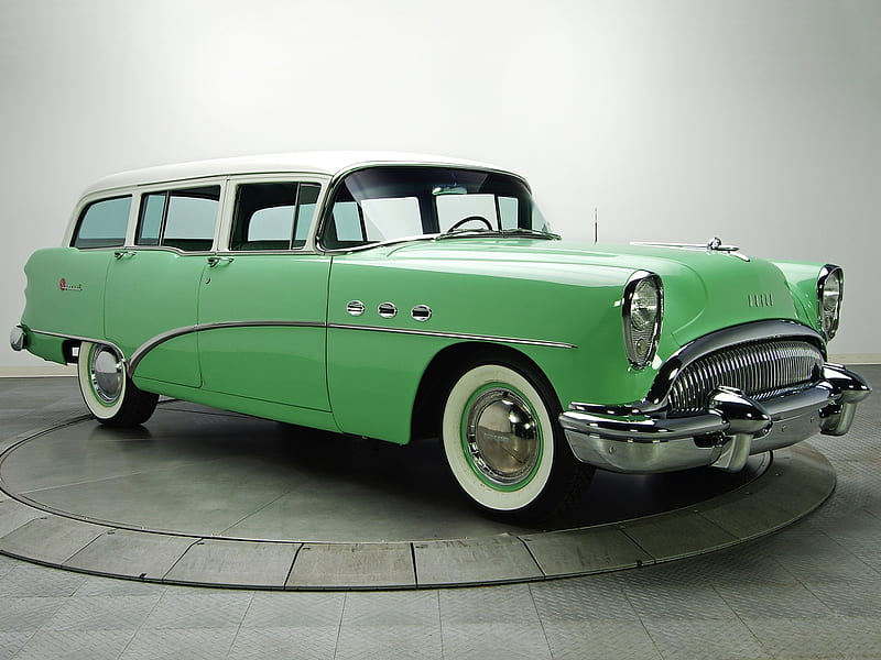 Buick Special Estate Wagon 1954, Old-Timer, Buick, Car, Special, Estate, Wagon, HD wallpaper
