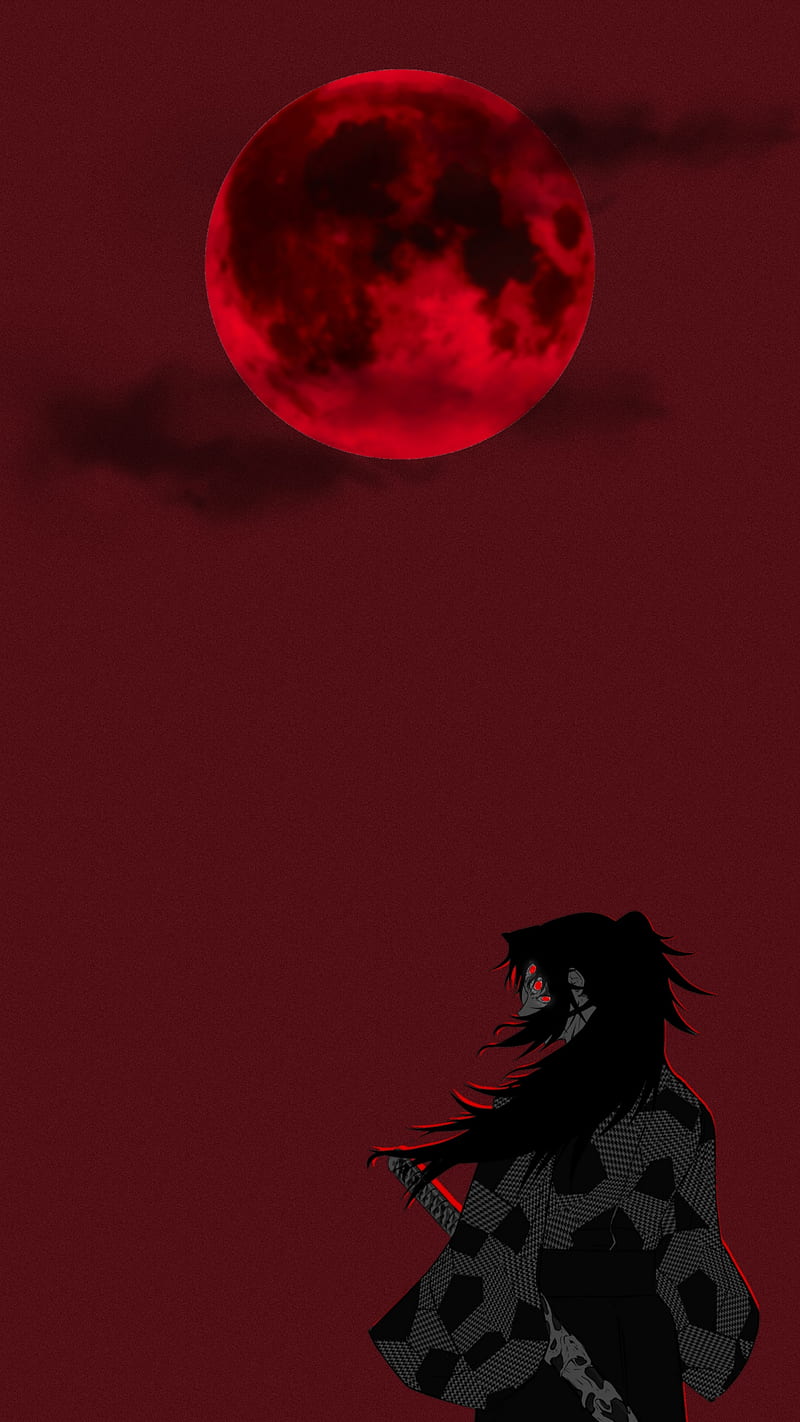 Kokushibo, demonio, luna superior, Fondo de pantalla de teléfono HD | Peakpx