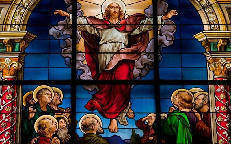 Ascension of Christ, Ascension, Christ, apostles, Jesus, HD wallpaper