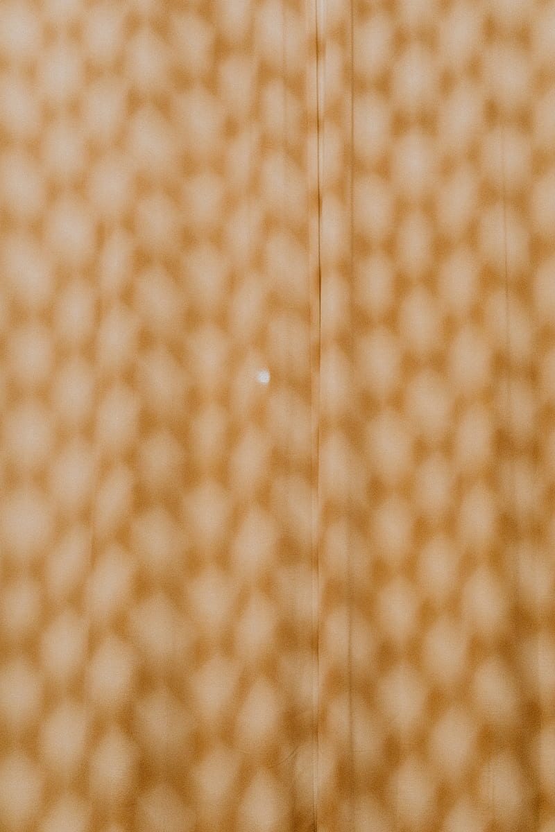 Orange and White Polka Dot Textile, HD phone wallpaper