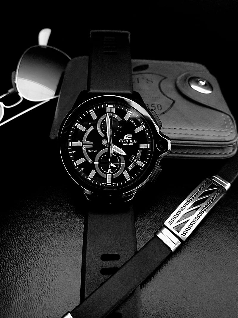 Casio Edifice, awesome, black, clock, edge, elegant, full, nice, watch,  watches, HD phone wallpaper | Peakpx